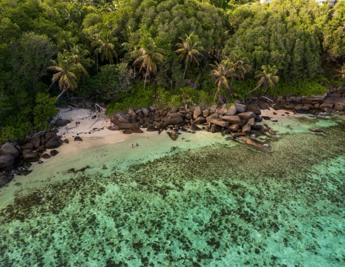 Seychelles lodge plage