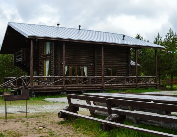 lodge suède forêt